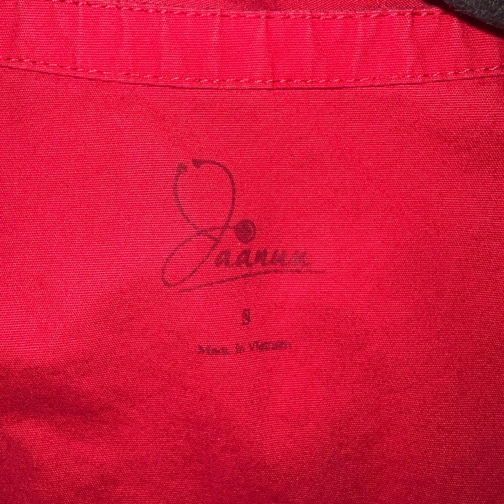 Jaanuu Peplum Scrub Top - Picture 5 of 6